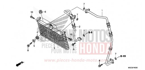 REFROIDISSEUR D'HUILE CB1100SAE de 2014